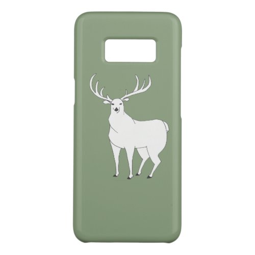 Green Drawing Stag Deer Case_Mate Samsung Galaxy S8 Case