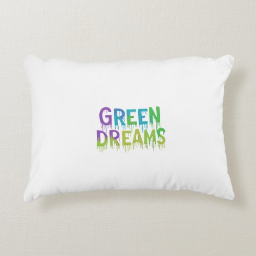 Green Dreams Accent Pillow