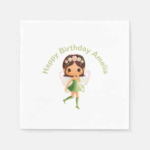 Green Dress Fairy Napkins