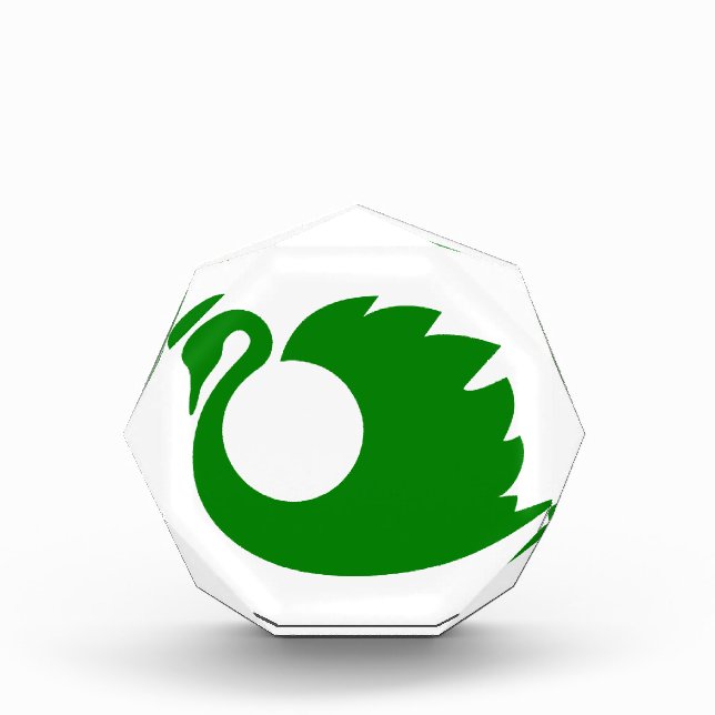 Green Duck Acrylic Award (Front)