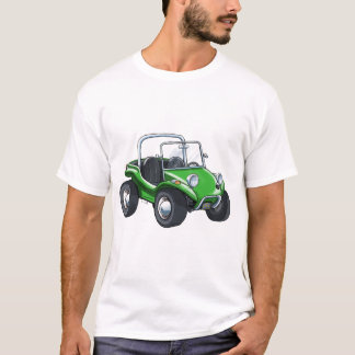 Green Dunebuggy opentop front view T-Shirt