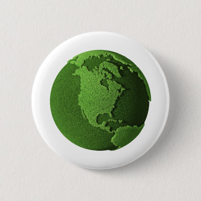 Green Earth Button (Front)