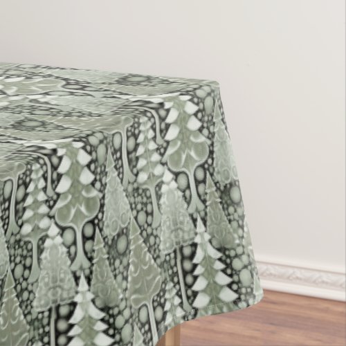 Green Earth Christmas Pattern6 ID1009 Tablecloth