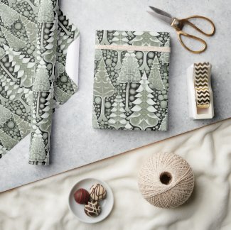 Green Earth Christmas Pattern#6 ID1009