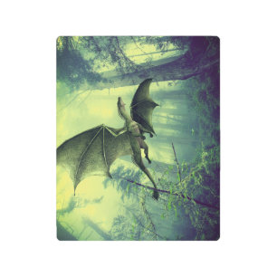 Green Earth Dragon, Nature Fantasy Art