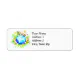 Green Earth Eco Friendly for Earth Day Label | Zazzle