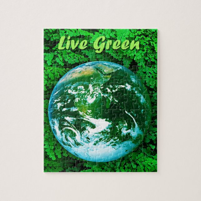 Green Earth - ecological awareness Jigsaw Puzzle (Vertical)