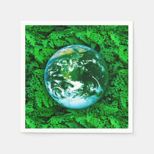 Green Earth - ecological awareness Napkins