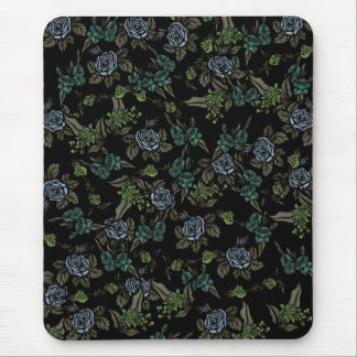 Green Earth Flowers Mouse Pad
