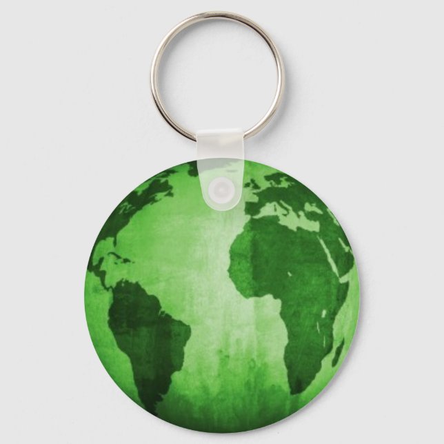 Green Earth Keychain (Front)