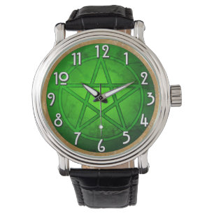 Green Earth Pentacle Watch