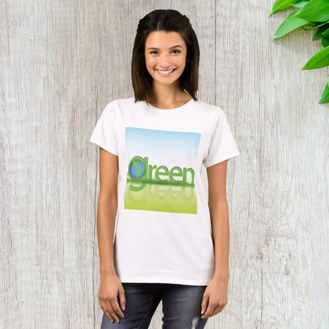 Green Earth World T-Shirt (Creator Uploaded)
