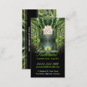 Green Eco Fantasy Art Business Cards (Front/Back)