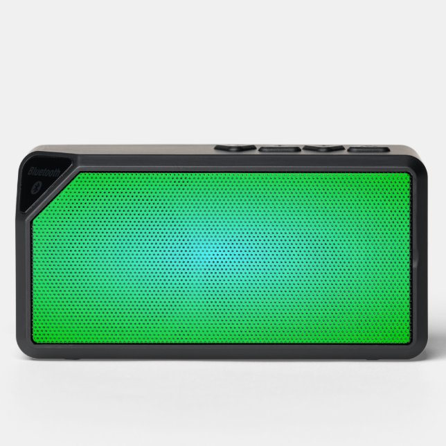 green Edge Bluetooth Speaker (Front)