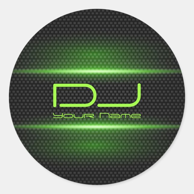 Green Effects DJ Sticker (Front)