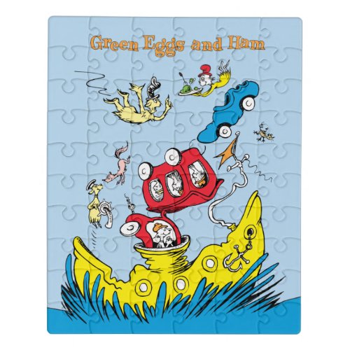 Green Eggs and Ham  I Do Not Like Them Anywhere Jigsaw Puzzle