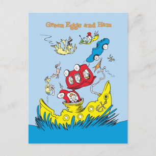 Green Eggs and Ham I Do Not Like Them Anywhere Postcard