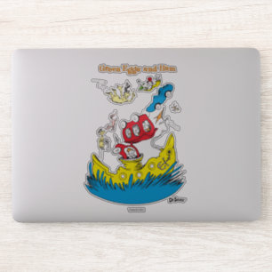 Green Eggs and Ham I Do Not Like Them Anywhere Sticker