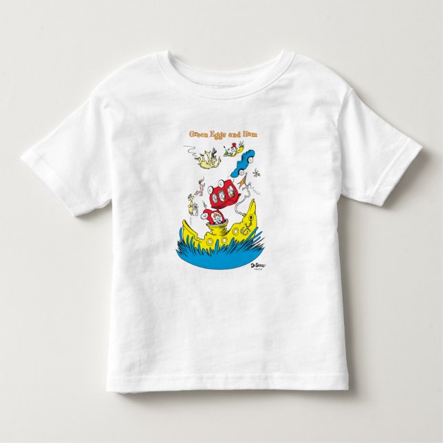 Green Eggs and Ham | I Do Not Like Them Anywhere Toddler T-shirt (Front)