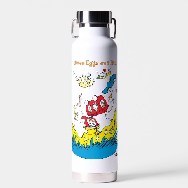 Green Eggs and Ham | I Do Not Like Them Anywhere Water Bottle (Front)