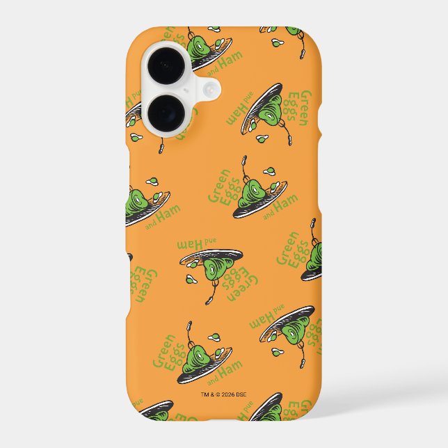 Green Eggs and Ham Pattern Case-Mate iPhone Case (Back)
