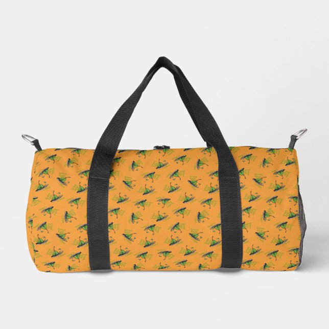 Green Eggs and Ham Pattern Duffle Bag (Front)