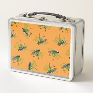 Green Eggs and Ham Pattern Metal Lunch Box