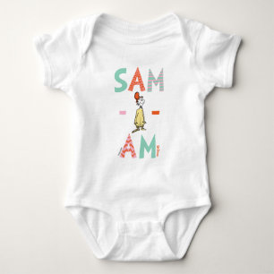 Green Eggs and Ham Sam-I-Am Baby Bodysuit