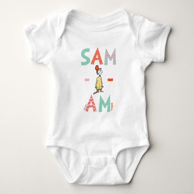 Green Eggs and Ham | Sam-I-Am Baby Bodysuit (Front)
