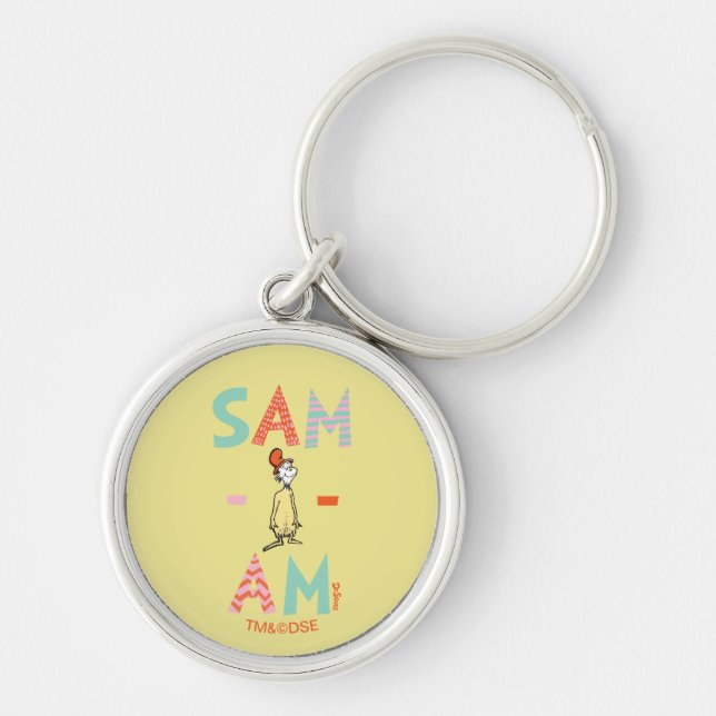 Green Eggs and Ham | Sam-I-Am Keychain (Front)