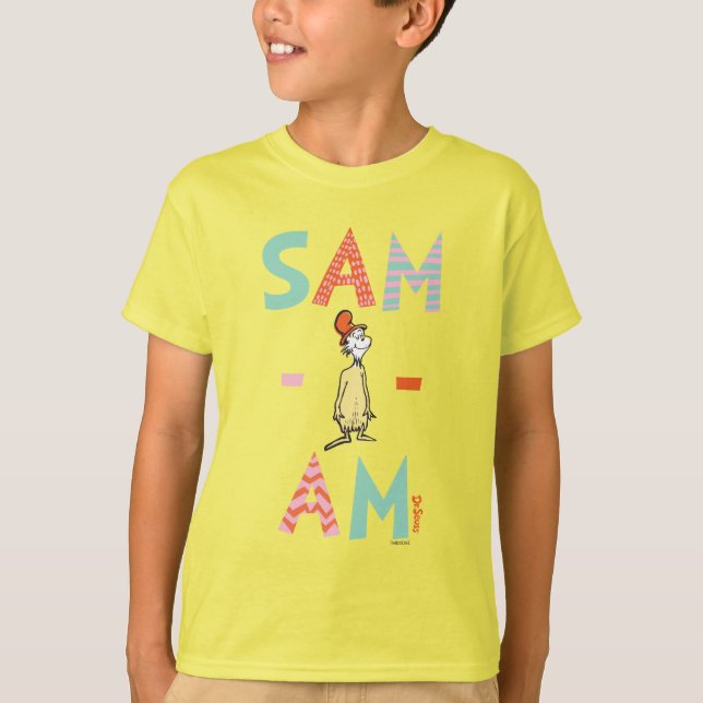 Green Eggs and Ham | Sam-I-Am T-Shirt (Front)