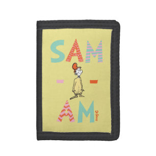 Green Eggs and Ham Sam-I-Am Tri-fold Wallet