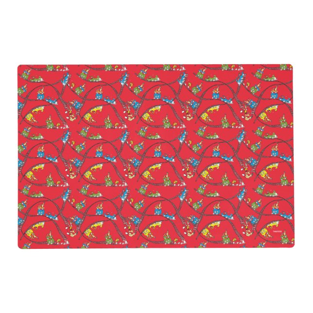 Green Eggs and Ham | Train Pattern Placemat (Front)