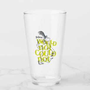 Green Eggs and Ham Would Not Could Not Glass