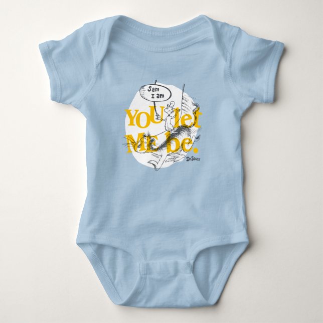 Green Eggs and Ham | You Let Me Be Baby Bodysuit (Front)