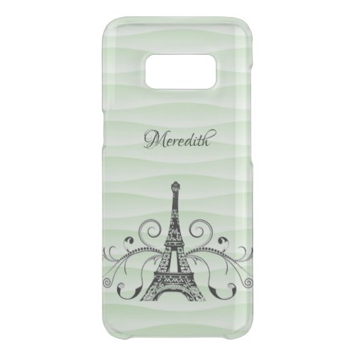 Green Eiffel Tower Flourish Samsung Galaxy Case