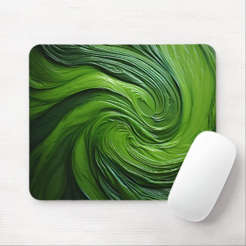 Green Electric Textured Mouse Pad 