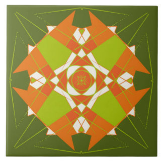 green elegant abstract ceramic tile