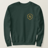 Zazzle Women's Monogram Embroidered Sweatshirt