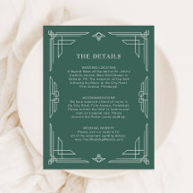 Green Elegant Classic Holiday Wedding | Details