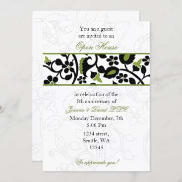 green Elegant Corporate party Invitation