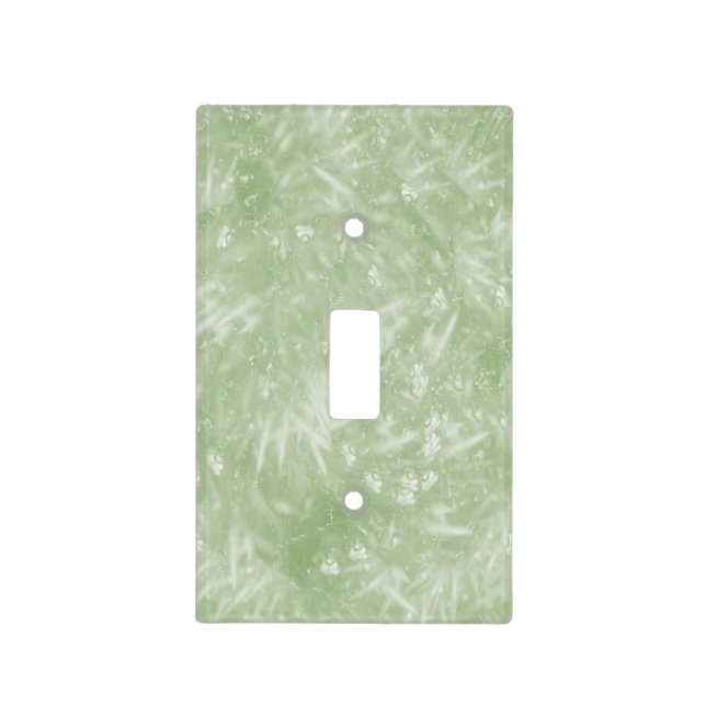 Green Elegant Light Switch Cover (Front)