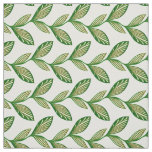 Green elegant natural seamless leafy pattern plant fabric