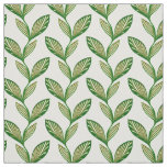 Green elegant natural seamless leafy pattern plant fabric