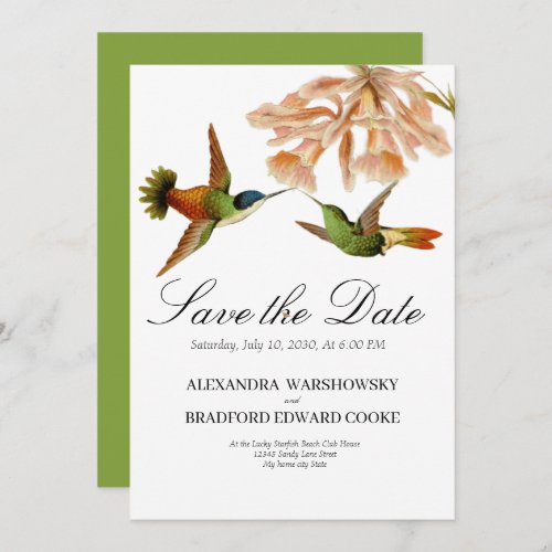Green Elegant Wedding Hummingbird Lily 