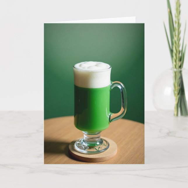 Green Elixir Foam Pattern Card (Front)