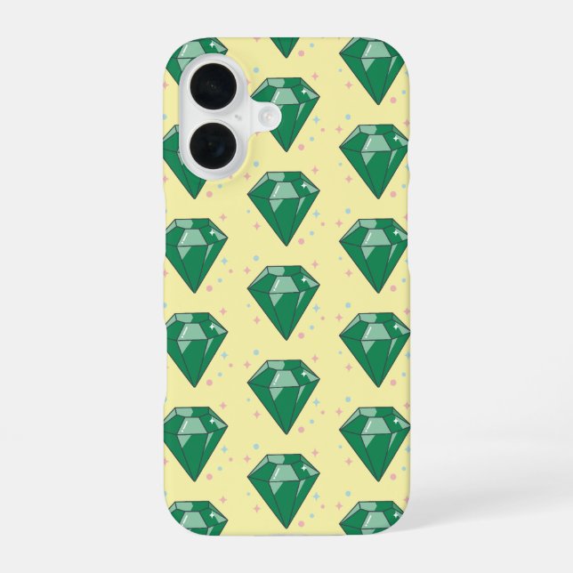 green emerald vector iphone case (Back)