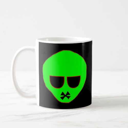 green emo head t shirt customizable coffee mug