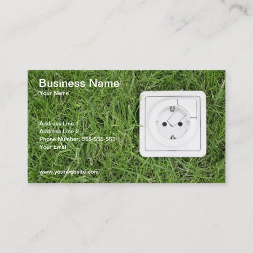 Green Energy Business Card