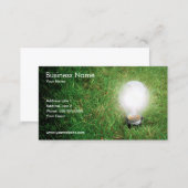 Green Energy Business Card Template (Front/Back)